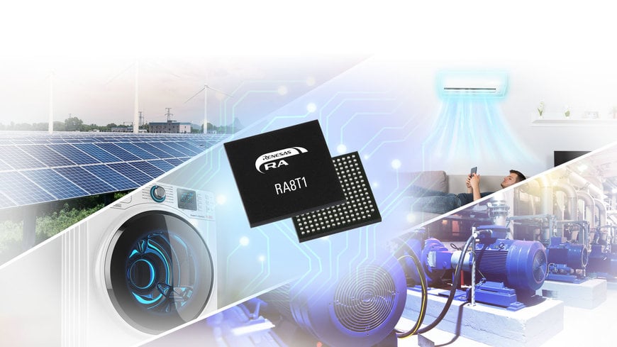 Renesas Brings Industry-Leading Performance of RA8 Series MCUs to Motor Control Applications